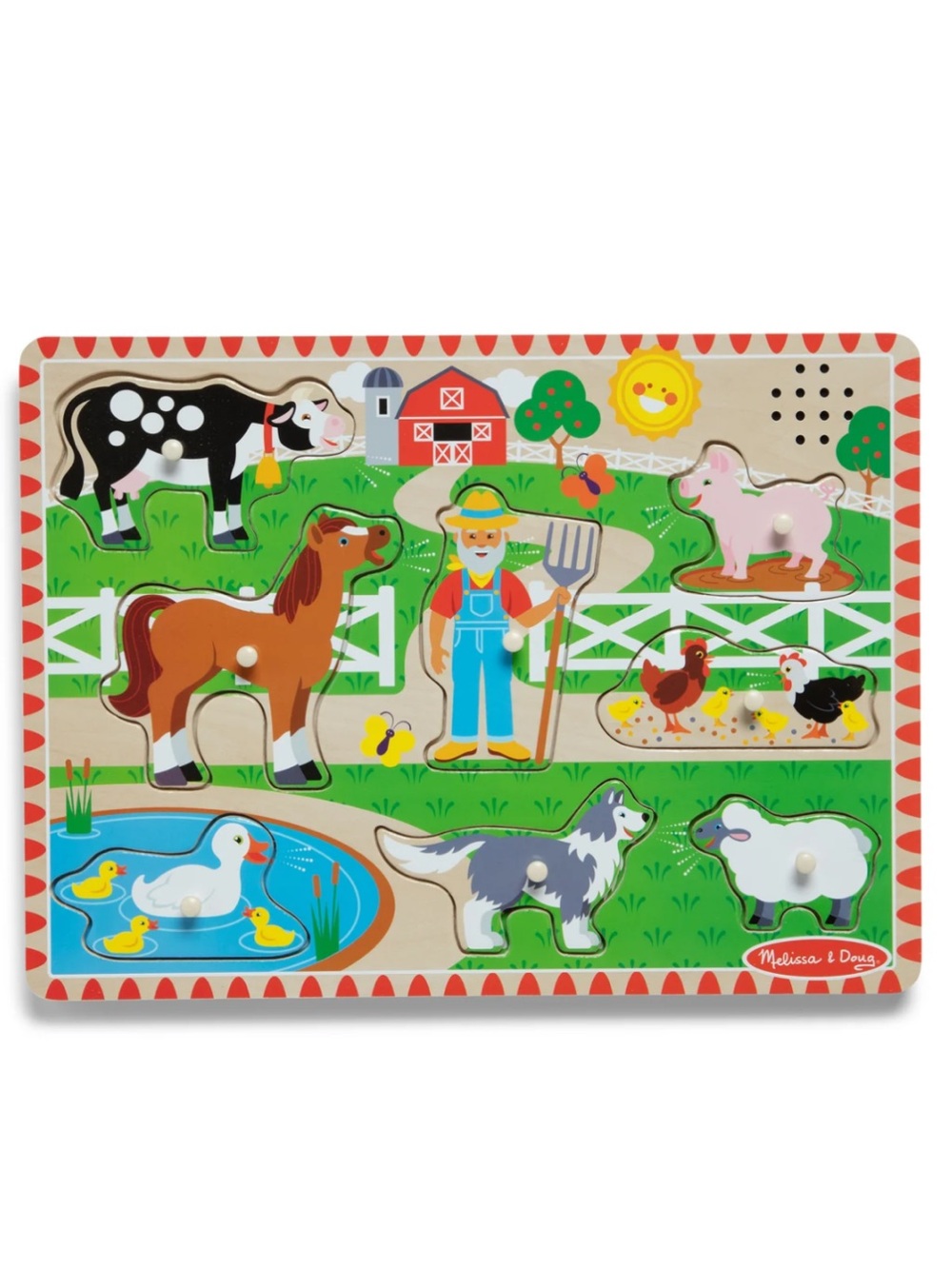 *5/$20* or *3/$15* Old MacDonald’s Farm Animals Musical Wooden Picture Puzzle